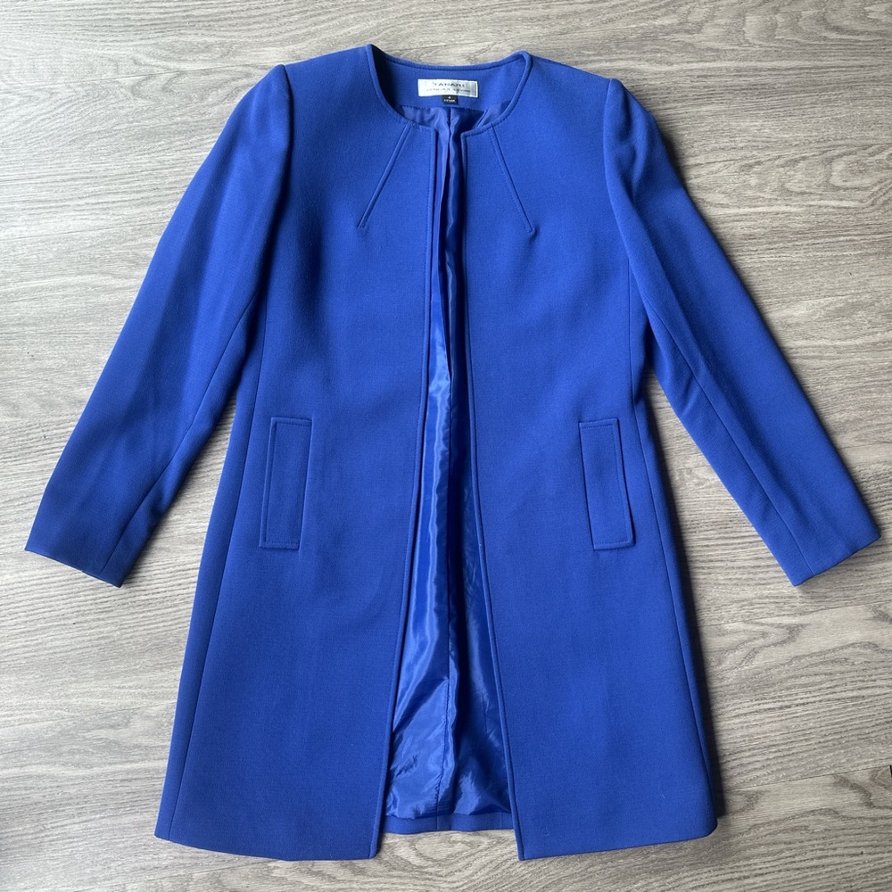 Elegant Blue Women's Coat